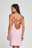 Mini Pom Pom Necklace Dress
